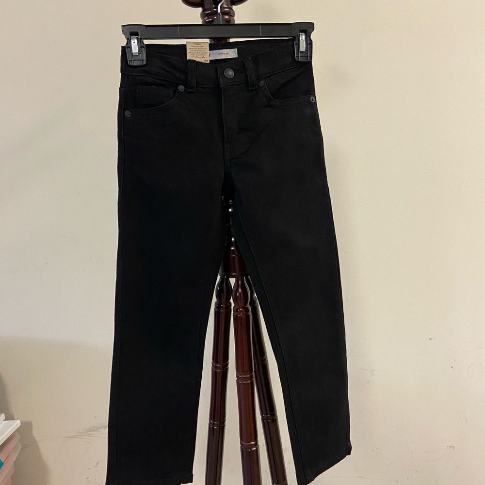 Levi's Boys 511 Slim Fit Flex Stretch Jeans, Black Choose Size 5, 6, 7, 7X NWT